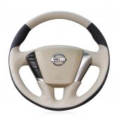 For Nissan Teana 2008-2012 Murano 2009-2014 Quest 2011-2017, Custom Leather Suede Sewing Steering Wheel Cover