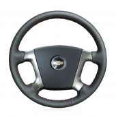 MEWANT Custom Genuine Leather Hand Sew Wrap Car Steering Wheel Cover For Chevrolet Epica 2006 2007 2008 2009 2010 2011