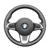 MEWANT Customize Design Hand Stitch Carbon Fiber Black Artificial Leather Car Steering Wheel Cover Wrap  for BMW Z4 E89 2009 2010 2011 2012 2013 2014 2015-2016