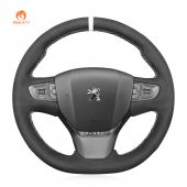 MEWANT Hand Stitch Car Steering Wheel Cover for Peugeot Expert 2016-2022 / Traveller 2016-2022 / for Citreon Spacetourer 2017-2022