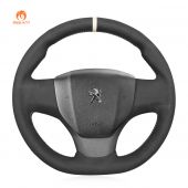 MEWANT Hand Stitch Car Steering Wheel Cover for Peugeot Expert  / Traveller / for Citreon Jumpy / Spacetourer / for Fiat Scudo 