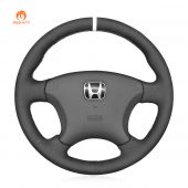 MEWANT Hand Stitch Car Steering Wheel Cover for Honda Civic 7 2003-2005
