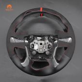 MEWANT Hand Stitch Car Steering Wheel Cover for GMC Sierra 1500 / Sierra 1500 Limited /  Sierra 2500 / Sierra 3500 / Yukon (XL) 