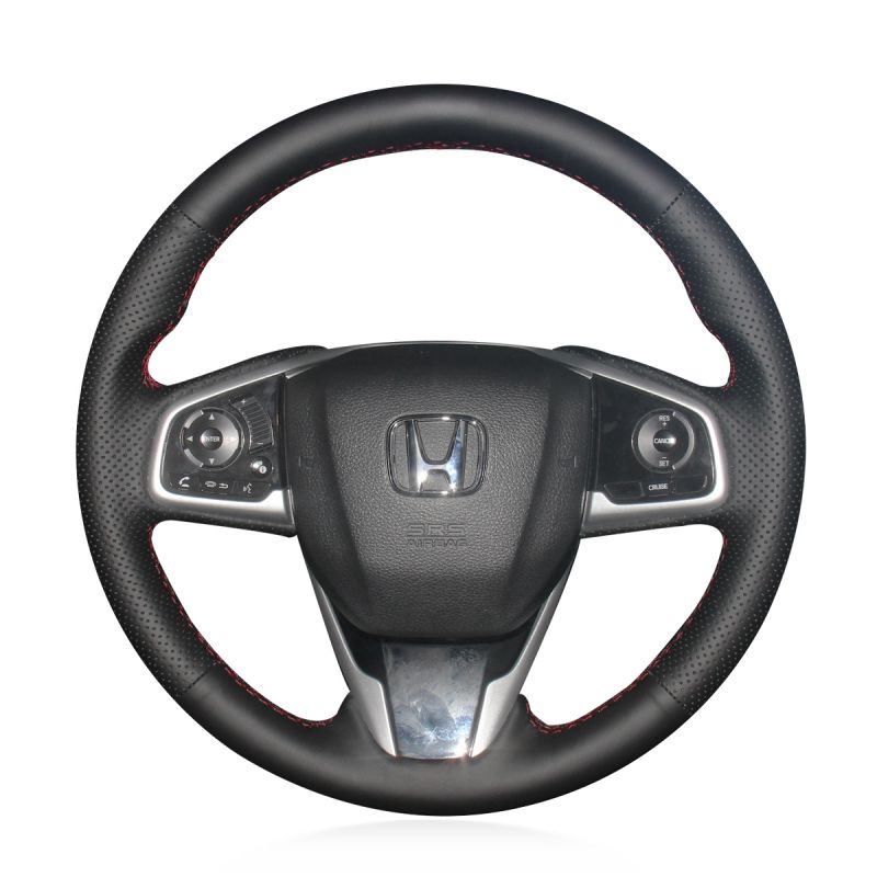 Thor-Ind Bling Steering Wheel Sticker Cover Trim for Honda Civic 2016-2021 CRV CR-V 2017 2018 2019 2020 2021
