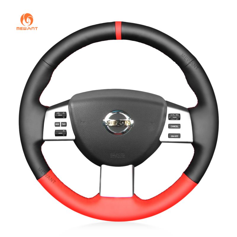 Details about   MEWANT PU Leather Car Steering Wheel Cover for Nissan Altima Maxima Quest Murano